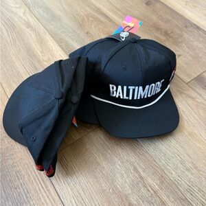 BALTIMORE Black Rope Snapback Hat 2024 GIVEAWAY
